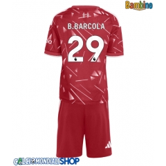 Maglie da calcio Liverpool Bradley Barcola #29 Prima Maglia Bambino 2026-27 Manica Corta + Pantaloni corti)